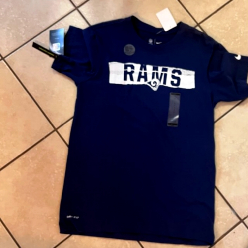 Nike DRI fit Rams Tee size Men's S